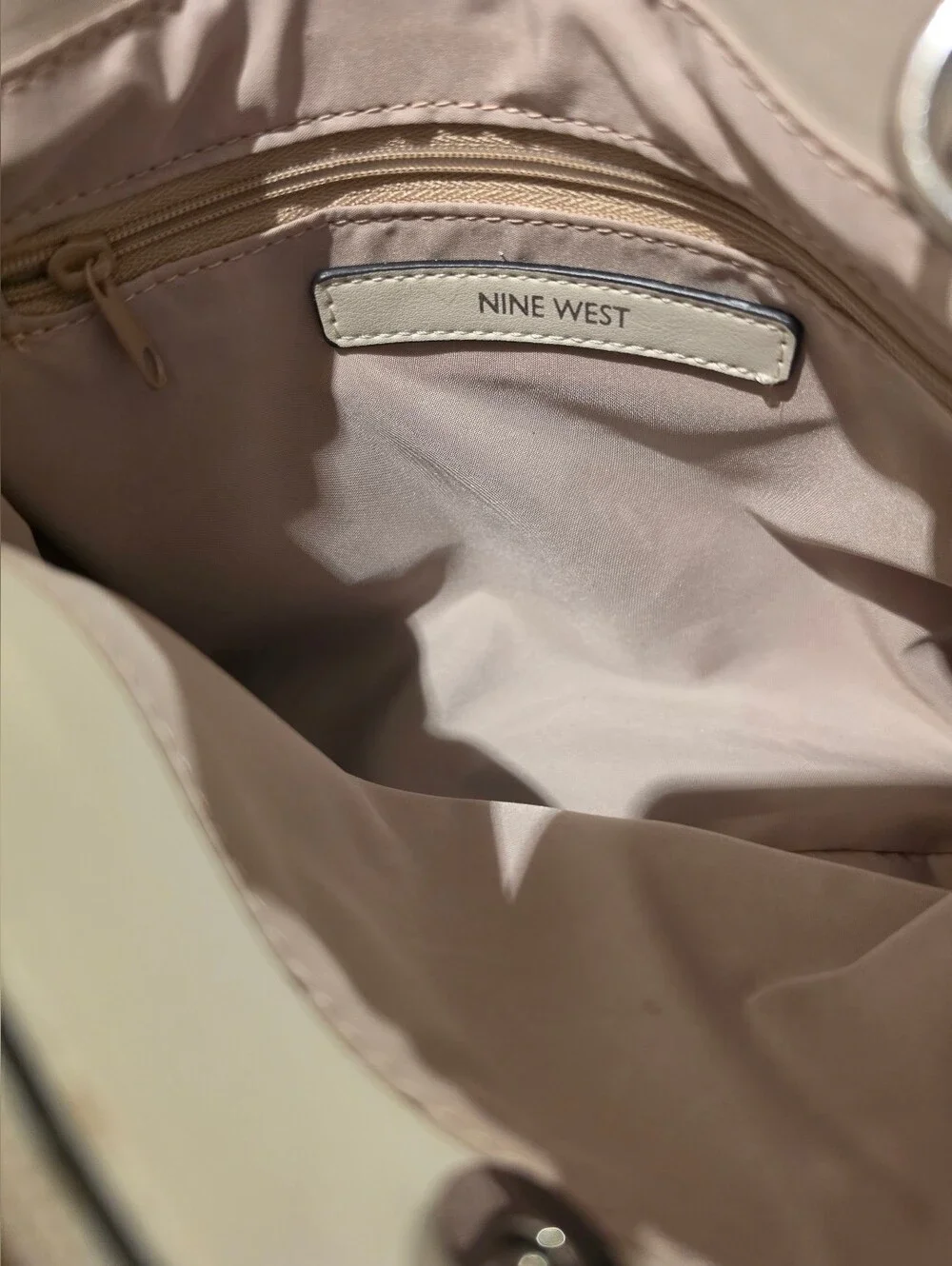 Nine West • Therese Satchel in Beige/Cream. NWOT.